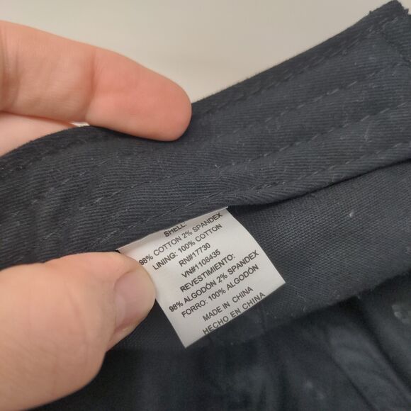 Unbranded Slideback Hat Black One Size Adjustable Vented Holes 6 Panel Blank - Picture 7 of 7